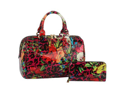 Fashion Leo Flower Satchel With Wallet