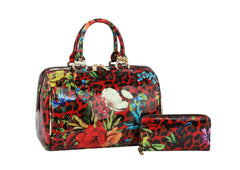 Fashion Leo Flower Satchel With Wallet