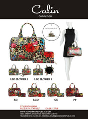 Fashion Leo Flower Satchel With Wallet