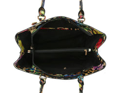 Fashion Leo Flower Satchel Set with wallet