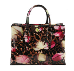 Fashion Leo Flower Satchel Set with wallet