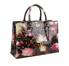Fashion Leo Flower Satchel Set with wallet