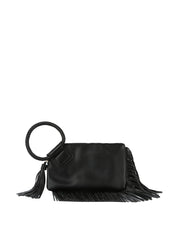 Braided ring handle wristlet