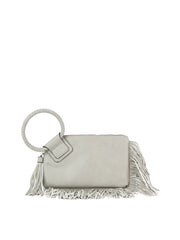 Braided ring handle wristlet