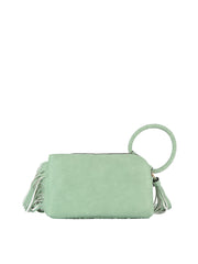 Braided ring handle wristlet