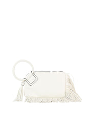 Braided ring handle wristlet