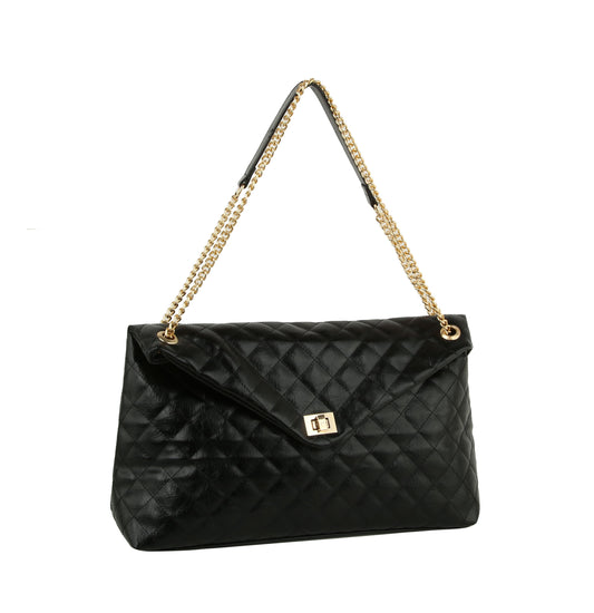 Fashion Quilted Oversize Satchel trolley sleeve