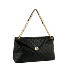 Fashion Quilted Oversize Satchel trolley sleeve
