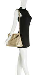 Fashion Quilted Oversize Satchel trolley sleeve