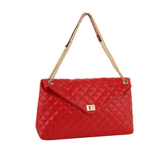 Fashion Quilted Oversize Satchel trolley sleeve