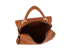 Fashion Satchel with Cute Tassel Bag with Pouch