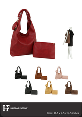Fashion Classic Hobo with Coin Purse with Pouch