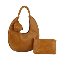 Fashion Quilted Hobo with Coin Purse and Pouch