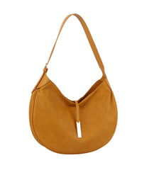 Metal Decor Hobo Bag