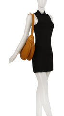 Metal Decor Hobo Bag