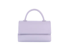 Double Snap Closure Mini Tote With Single Top Handle