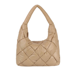 Light Weight Quilted Puffer Hobo Bag for Women