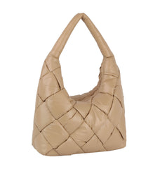 Light Weight Quilted Puffer Hobo Bag for Women