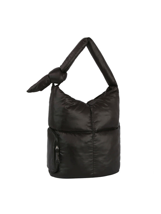 Puffer tie handle hobo