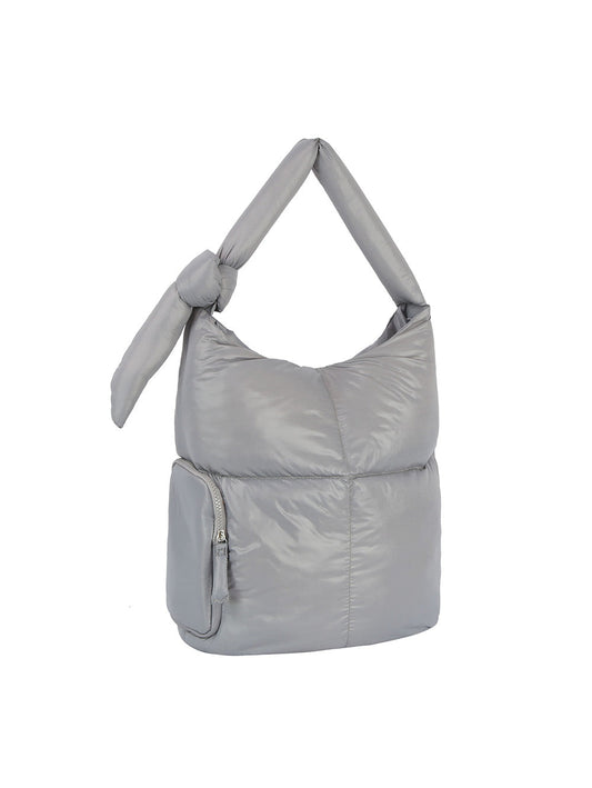 Puffer tie handle hobo