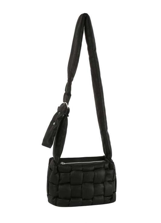 Woven puff Crossbody