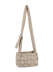 Woven puff Crossbody