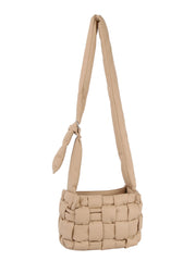 Woven puff Crossbody