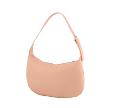 Puffy woven shoulder hobo