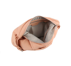 Puffy woven shoulder hobo