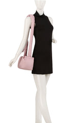 Ruched puffer crossbody
