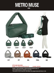 Puffy Quilted Unisex Shoulder