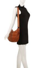 Puffy Quilted Half Moon Unisex Shoulder