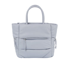 Puffer Tote With Zip Pockets