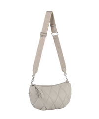 Quilted Half Moon Crossbody