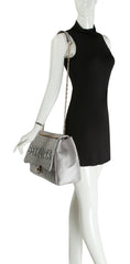 Fashion Oversize Quilted Satchel with SEXYDIVA Letter studded