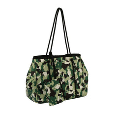 HF Camo Print Large Shoulder Bag Set   L-0316