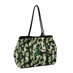 HF Camo Print Large Shoulder Bag Set   L-0316