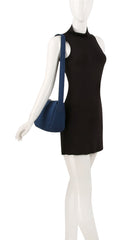 Stitched Denim Messanger Crossbody