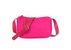 Stitched Nylon Messenger Crossbody