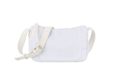 Stitched Nylon Messenger Crossbody
