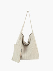Classic Pinstrips Hobo Handbag Set