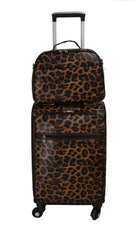 2 in 1 Soft Leather Luggage Traveler Carry on