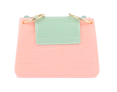 Top Chain Handle Satchel Crossbody Bag