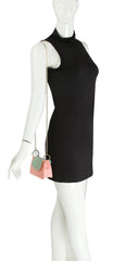 Top Chain Handle Satchel Crossbody Bag