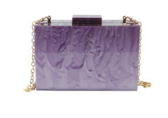 Multi Color Acrylic Evening Cocktail Clutch Purse