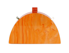 Multi Color Acrylic Clutch Wedding Evening Purse