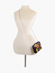 Sparkling Toucan Art Print Crossbody Clutch