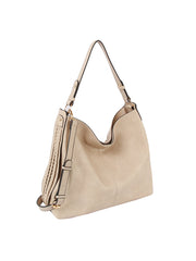 Braided Detail Hobo Shoulder Bag
