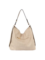 Braided Detail Hobo Shoulder Bag