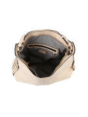 Braided Detail Hobo Shoulder Bag